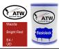 Preview: Mazda, Bright Red, E4 / UD: 500ml Lackdose, von ATW Autoteile West.